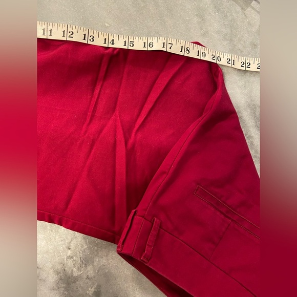 Dockers Size 4P Pink Ideal Fit Cropped Capri Chino Pants Cotton Blend Stretch - Picture 8 of 11